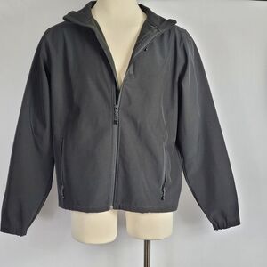 Black diamond Black soft shell coat size large and men's